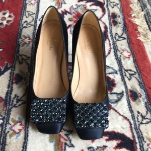 Kate spade crystal buckle pumps size 7
